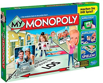Hasbro A8595100 - My Monopoly, Familien-Brettspiel, deutsche Version