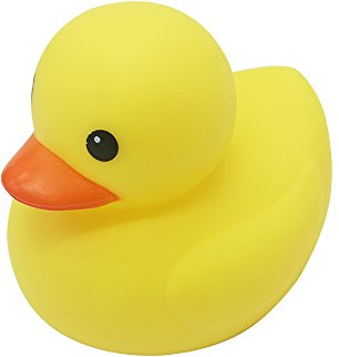 MYLIFEUNIT 4 inch Yellow Rubber Bath Ducks for Child