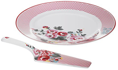 Premier Pippa Plat à Tarte avec Pelle New Bone China Multicolore