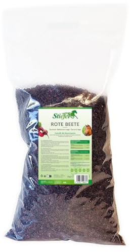 Stiefel Rote Beete Flocken für Pferde, 100% naturbelassene Rote Beete, zur Stärkung des Immunsystems, Rote Rübe, 3kg