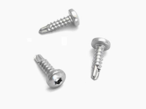 100 Stück Bohrschrauben 3,5x16 mm Edelstahl A2 mit Linsenkopf selbstschneidend DIN 7504 M TX 15