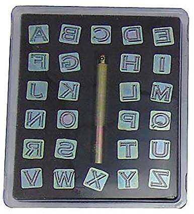 Set bulini alfabeto - 13 mm (SOLO LETTERE)