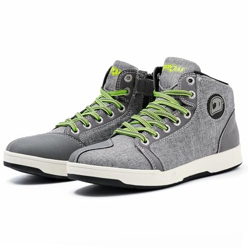IRON JIA'S Motorradschuhe Herren Damen Motorradstiefel CE-konform