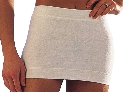 SCUDOTEX Elastischer Gürtel aus Baumwolle, Farbe Weiß, 27 cm, Größe 4