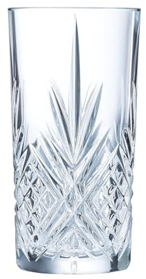 LOT DE 6 GOBELETS A WHISKY 38CL EUGENE - LUMINARC