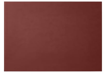 Eglooh - Clio - Schreibtischunterlage Leder Bordeaux Rot cm 70x50 - Widerstandsfähige Struktur aus Stahl, raffinierte handwerkliche Nähten und rutschfester Boden - Made in Italy