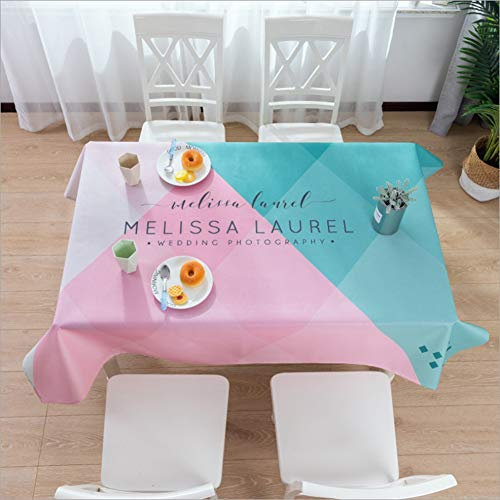 Tovaglia, Retrò Colore A Contrasto Tovaglia Progettazione Ambiente Stampa Hd Impermeabile Tabella Esterna Coperta Di Stoffa, Pulire Grande Tovaglia, Usato Per Il Tavolo Da Cucina Tavola Decorazione