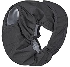 BePetMia Pañales Lavables para Perras, Pañales Reutilizables para Perras en Celo, Female Dog Diapers Sanitarios Altamente Absorbentes (L: 48-65cm, Negro)