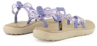 Teva W Voya Wedge, Sandalias de cuña para mujer, Lila pastel, 38 EU