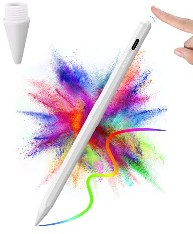 Apple Pencil con Inclinazione e Palm Rejection, Penna Magnetica per iPad 2018-2023