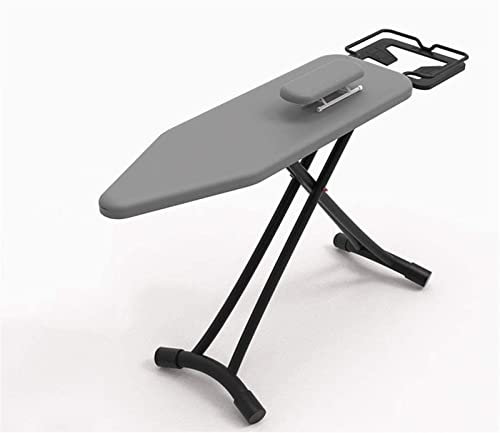 Herramienta de Limpieza Tabla de Planchar Multifuncional, Tabla de Planchar de Altura Ajustable for Hoteles Centro de Lavandería Dormitorio Sala de Estar Mesa de Planchar Plegable (Color : A, Size :