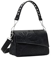Desigual Bols_Dejavu Phuket Mini, Sac à Main en polyuréthane Femmes, Noir, Taille Unique