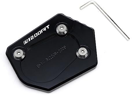 Motorrad Seitenständer Unterlage Für R1200RT Für R 1200 RT 2006 2007 2008 2009 2005-2013 Motorrad Ständer Seitenständer Verlängerung Enlarger Extender Pad Platte(2)