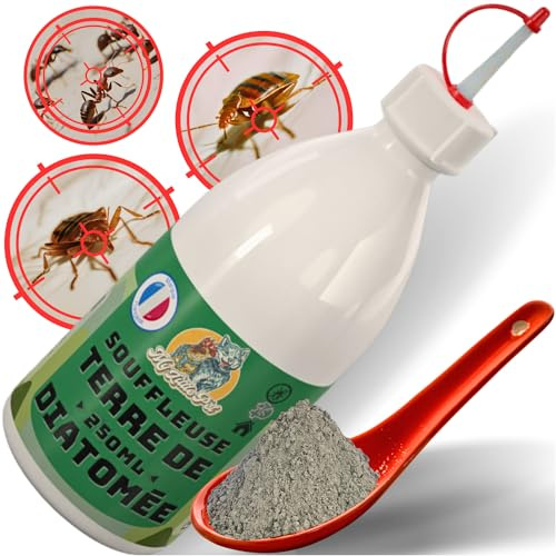 My little pet Gebläse Kieselgur grau gebrauchsfertig | Kieselgur Bettwanzen | Kieselgur | Kieselgur | Kieselgur Spray Bettwanzen | Diatomeenerde | Pulver für Diatomeenerde für Lebensmittel