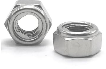 2/5/10 Stück M3 M4 M5 M6 M8 M10 M12 M14 M16 DIN980 GB6184 304 A2 Edelstahl All Metal Insert Hex Sechskant Selbstsichernde Mutter Kontermutter (Size : M12 2pcs)