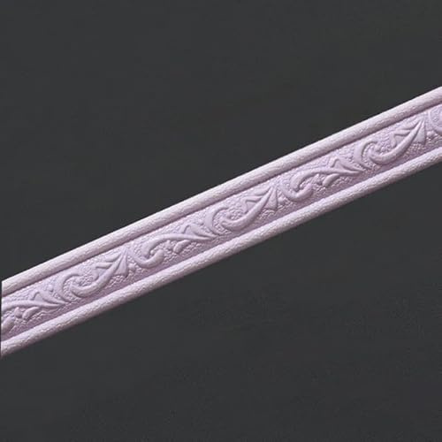 TapetenbordüRe Selbstklebende BordüRe Wand Wohnzimmer Tapeten Fliesenaufkleber Bad Dekoband Selbstklebend helles Lila 4 X 230cm（1pcs）