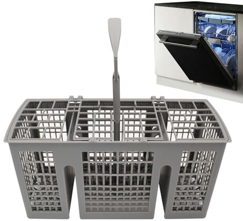 Panier à Couverts pour Lave-vaisselle | Porte-ustensiles pour lave-vaisselle | Porte-ustensiles à Panier Filtrant pour la Cuisine | Remplacement Universel pour la Plupart des Lave-vaisselle