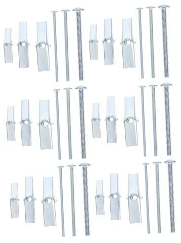 FUNOMOCYA 48pièces Kit De Boulons à Ailettes Et Écrous à Oreilles Pour Cloisons Sèches Installation Facile
