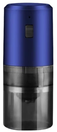 Cafetera Portatil, Molinillo de café automático pequeño portátil, con un solo , núcleo de molienda de cerámica, máquina de espesor de polvo ajustable ,para Camping, Coche, Caravana, Oficina(Blauw)