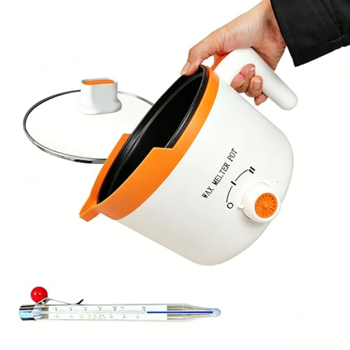 Elektrischer Wachsschmelzer für Kerzenherstellung mit Thermometer 1500ML