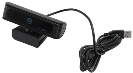 AKLOSIPY Facial Recognition USB Webcam for 0/1-2MP 920x1080P HD Camera, 30FPS, 80° Viewing Angle, Ideal for Webcasting, PC, Laptop, HD 080P Streaming
