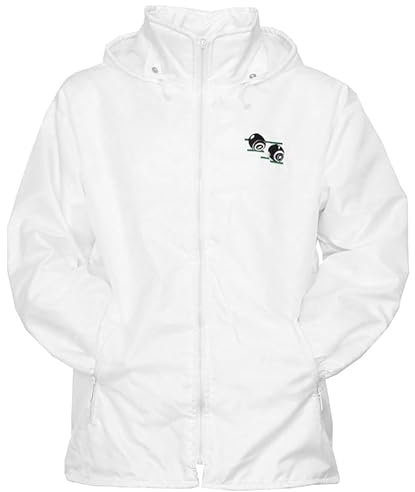 LE11® Unisex Lawn Bowls Clothing – Waterproof Jackets, Trousers, Fleece-Lined Body Warmer, Windproof Coat, Gilet Waistcoat, and Outerwear (White/Fleece-XLarge)