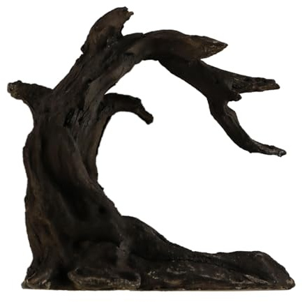 Tiardey Rocas de Madera Flotante para acuarios Modelo de Resina para acuarios para paisajismo acuático y paisajes Duros Decoración Natural para acuarios
