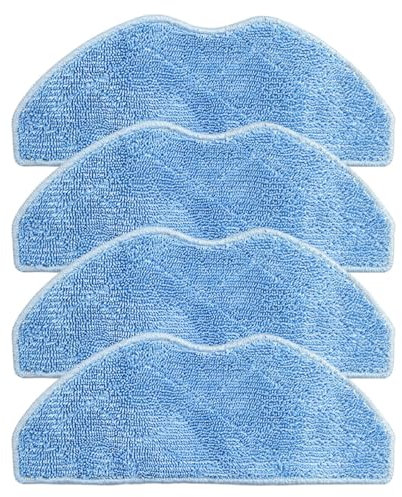 Alfombrilla limpiadora de suelos robótica MKVAXR Paño de fregona reutilizable, for Grundig, VCR 4230, VCR 6230, VCR 7230 Robot aspirador uso seco y húmedo paños de fregona almohadilla limpieza de suel