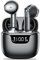 Cuffie Bluetooth, Auricolari Bluetooth 5.4 con 4 Mic ENC Cuffie Wireless Mini Cancellazione Rumore LED Sport IPX6 Impermeabile HiFi Stereo 42 Ore Display USB-C Cuffiette Senza Fili Touch Control,Nero