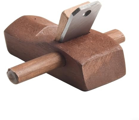 Zilimontt Cepilladora de mano de madera para carpintería, herramienta de carpintero plano con hoja, plano de recorte de carpintería para el hogar, jardín y taller (95 mm)