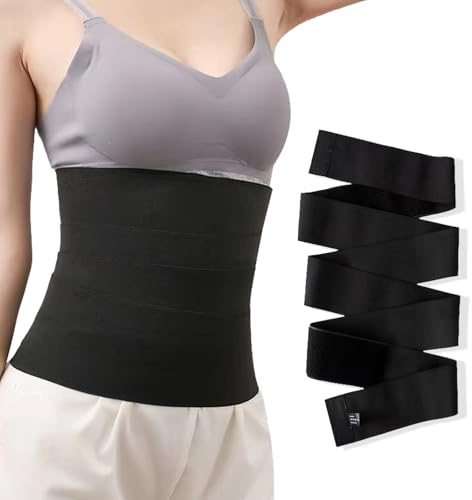 fKiZanthene Ceinture Abdominale Femme Réglable Ceintures Post Accouchement et Gaine Ventre Plat Femme Ceintures Amincissante Lombaire Respirante pour Maison ou Soins Postnataux