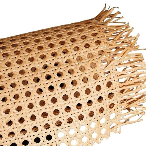 Rottingvävd käpprulle | Färg Rotting vävd käpprulle 40-55x50-100cm Möbelrenovering gör-det-själv-projekt(45x100cm)