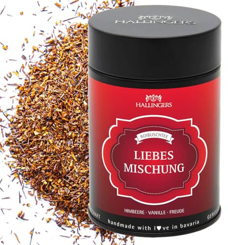 Hallingers Genuss Manufaktur Loser Roibusch-Tee/Rooibos mit Himbeere & Vanille