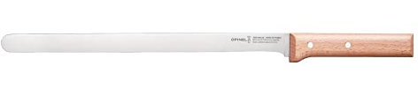 Opinel - N°123 Coltello per Carpaccio Parallelo - Lama di 30 cm in Acciaio Inossidabile - Manico in Legno di Faggio - Taglio Perfetto di Fette Sottili - Garanzia a Vita