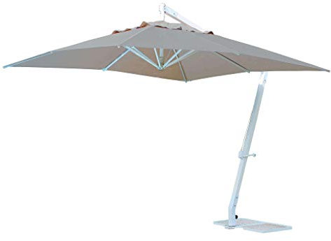 milani home - Ombrellone Da Giardino 3x4 Palo Laterale In Alluminio Per Esterno, Ristorante Gelateria Bar Hotel Albergo