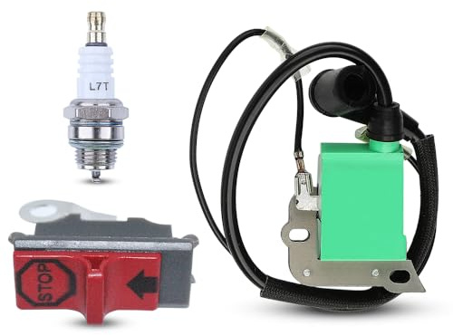 Haishine Zündspule Kill Stop Schalter Zündkerzensatz für Husqvarna 50 51 55 268 272 266 261 262 61 254 257 Kettensägenmodul