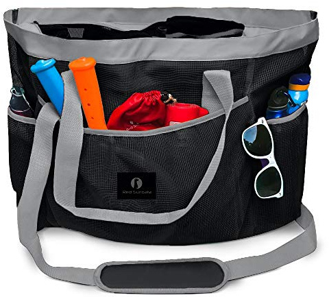 Red Suricata Ra-rso-lamebeba1 Netz-Strandtasche