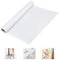 WANTOUTH Rouleau de Papier à Dessin Blanc, 44 cm x 10 m Rouleau de Papier Kraft Blanc, Rouleau Papier Blanc Grand Format, Rouleau Feuille Blanche Dessin Idéal pour Dessin, Aquarelle, Emballage, Colis