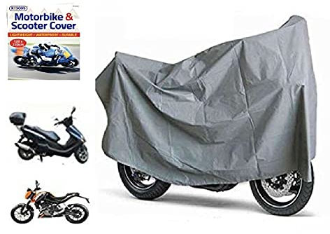 SKYTE® Heavy Duty Motorcycle Cover Motorbike Scooter Cover Waterproof Motorcycle Dustproof Cover Anti Dust Rain UV Outdoor Protection 120 x 220cm