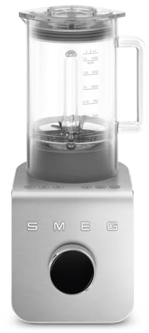 SMEG BLC01 Professional High-Performance Blender – 1.5L Tritan™ Jug, 9 Speed Settings, Stainless Steel Blades, Modern Design, Powerful 1250W Motor for Smoothies, Soups & More