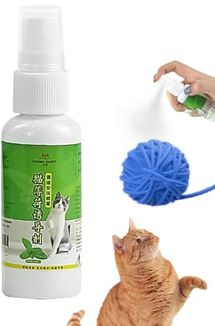 à chat en spray pour chats, spray naturel de 50 ml, spray apaisant pour chats, accessoires pour chats d'intérieur, à chat pour s'entraîner et rediriger les mauvais comportements Jingan