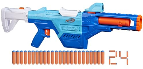 NERF Hasbro N Series Shadow Storm Dartwerfer mit 24 N1-Darts für Jungen und Mädchen ab 8 Jahren