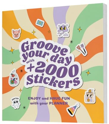 Grupo Erik Stickers, Sticker Book + 2000 Stickers, Planner Stickers, Diary Stickers, Scrapbook Stickers, Calendar Stickers, Journal Stickers, Bullet Journal Accessories