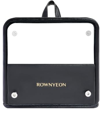 ROWNYEON - Borsa per pennelli da trucco, ad alta capacità, con supporto verticale per pennelli da trucco, borsa da viaggio professionale, organizer per artisti, grande custodia per trucchi con