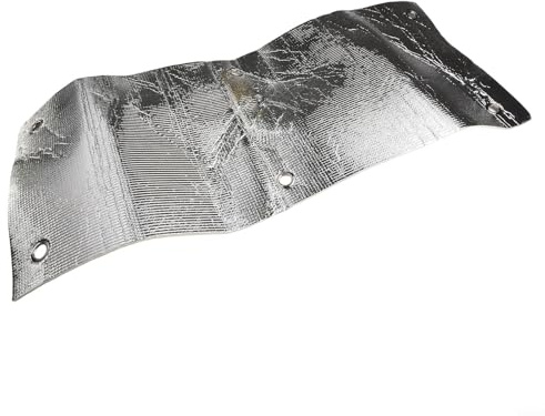 Zilimontt Film d'isolation double couche en feuille d'aluminium de 6 mm d'épaisseur, matériau d'isolation réfléchissant pour toit et fenêtre, contrôle thermique, protection de l'intimité, (40 x 100 cm