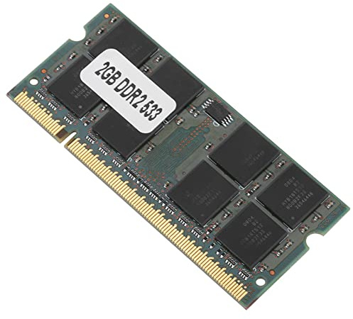 BAFOVY 2 GB de RAM DDR2, Memoria de de 533 MHz para Portátiles, Ideal para Mejorar el Rendimiento y el Almacenamiento