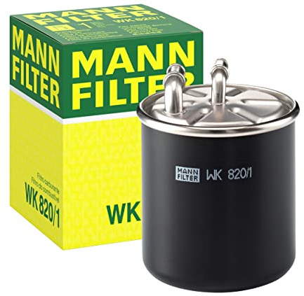 MANN-FILTER, WK 820 Kraftstofffilter | Für PKW, Schutz des Kraftstoffsystems, Injektorschutz, Zuverlässige Kraftstoffversorgung, Echte OE-Technologie
