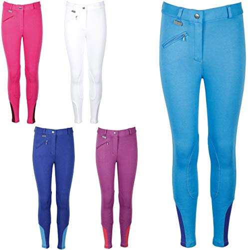 Harry's Horse Youngrider 116 - Pantaloni da Equitazione per Bambini, Colore: Nero