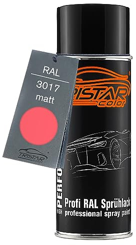 RAL 3017 Rose matt Lack Spraydose - Sprühdose 400 ml, schnelltrocknend | Sprühdose 400 ml, schnelltrocknend