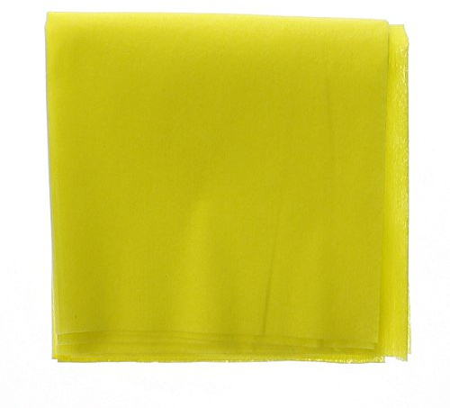 SOS Supply 24 x 24 Nonwoven Treated Yellow Dust Cloths (Pack of 50)